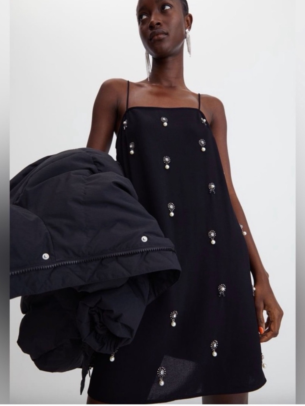 H&M Black Mini Dress
